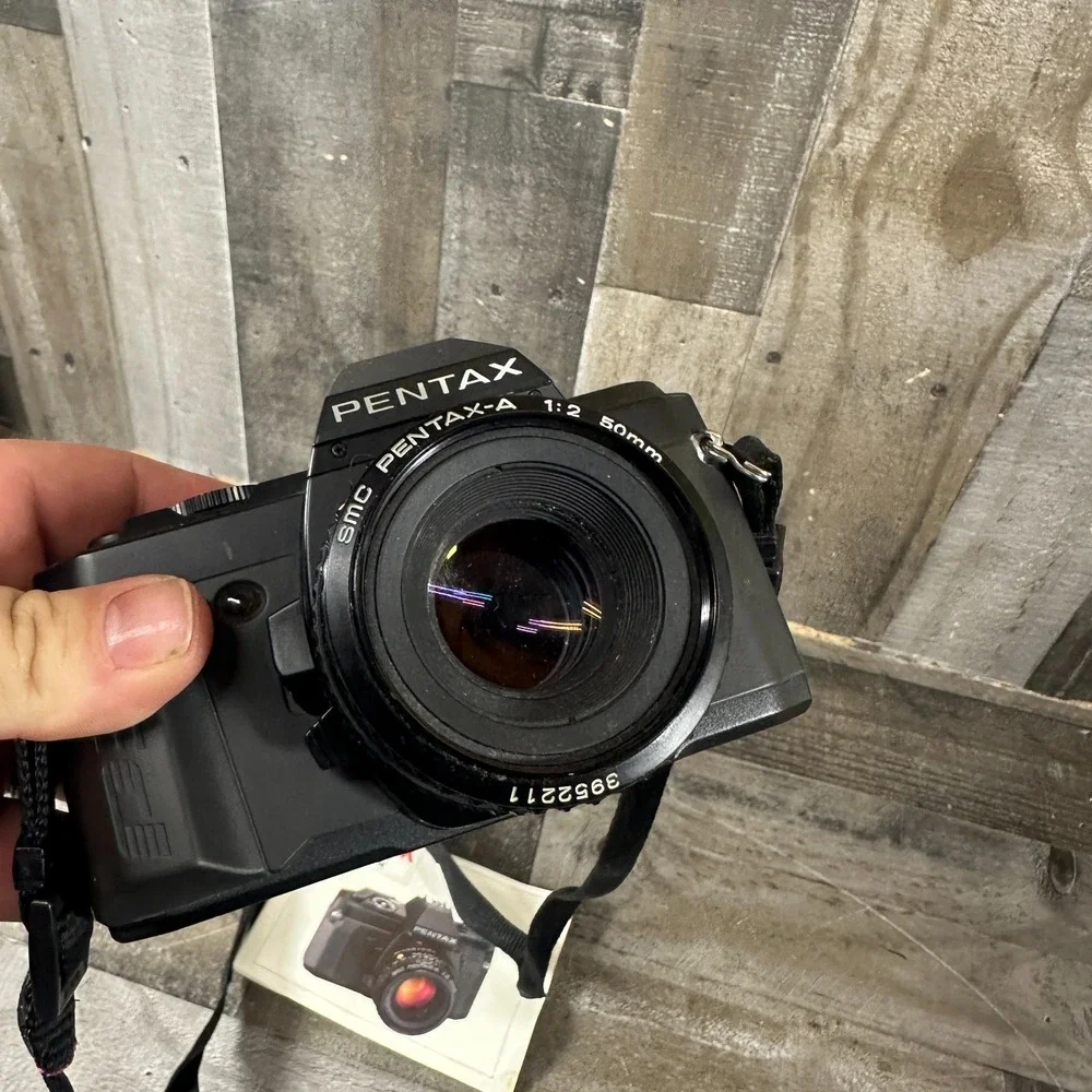 Pentax P3n 35mm SLR 35mm Film Camera With Lens - with Manual